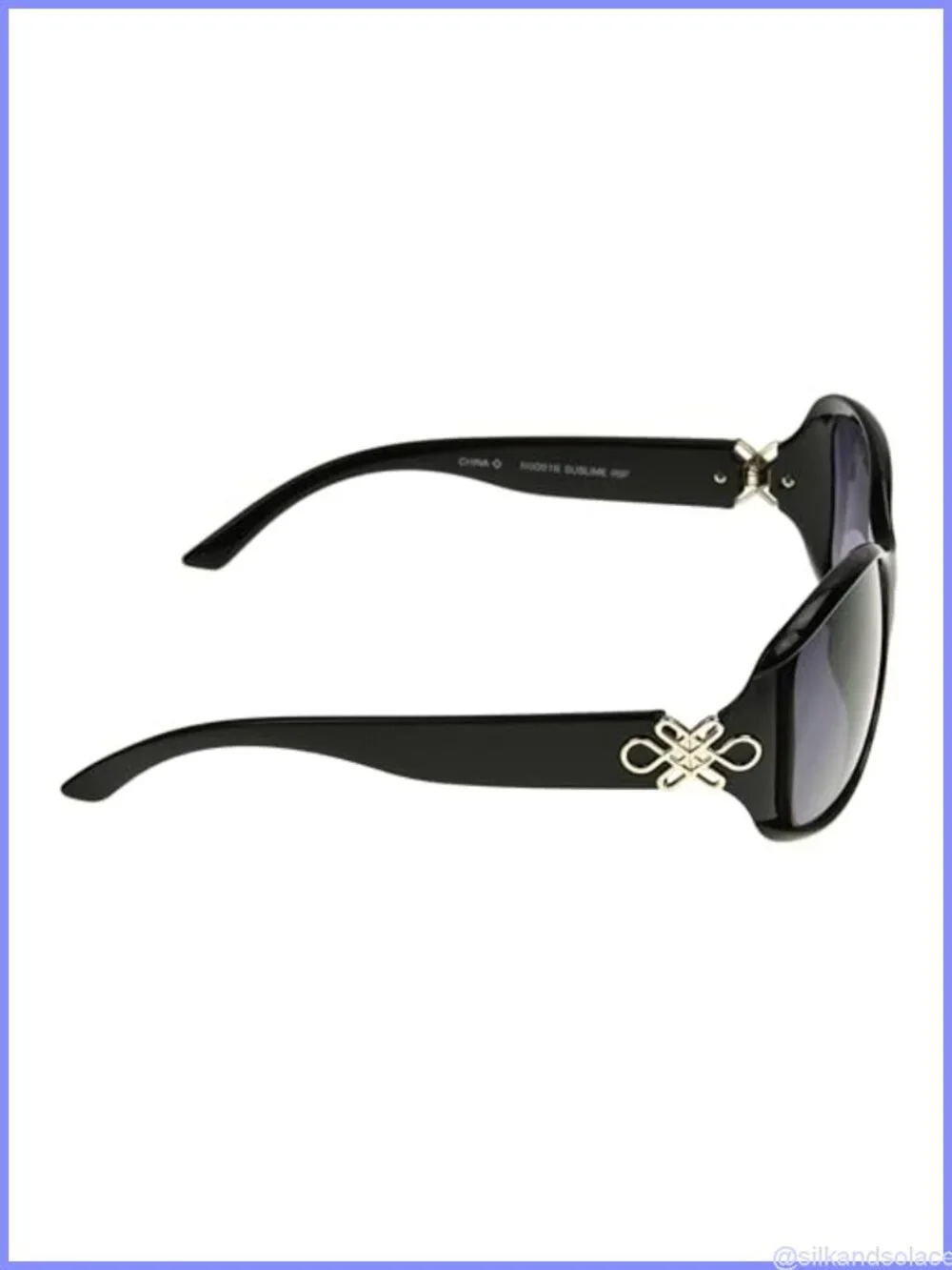 Foster Grant Womens Sublime Square Sunglasses Full Frame UV Protection